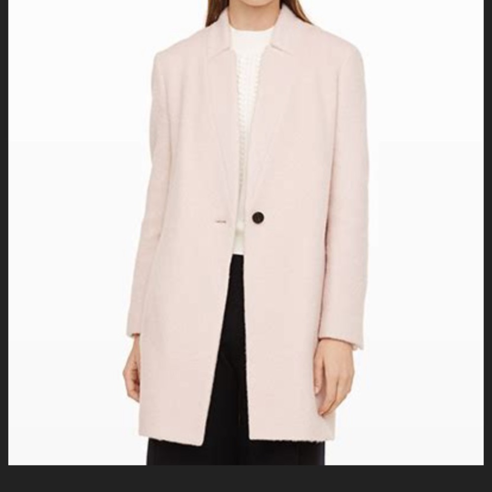 Club Monaco pink Byella coat - M